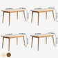 Rectangle Wooden Dining Table Modern Balata Wood Table with 4 Legs for Restaurant Clearhalo ' dining_table' 'Dining Tables & Seating' 'Dining Tables' 'furn' 'furn_dining_table' 'Furniture' 'furniture_dining_table' 'Kitchen & Dining Furniture' 'kitchen&dining_furn' 'kitchen' 'kitchen_dining_table' 3739488