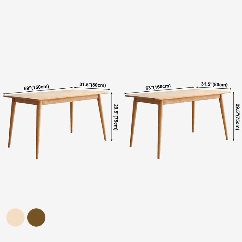 Rectangle Wooden Dining Table Modern Balata Wood Table with 4 Legs for Restaurant Clearhalo ' dining_table' 'Dining Tables & Seating' 'Dining Tables' 'furn' 'furn_dining_table' 'Furniture' 'furniture_dining_table' 'Kitchen & Dining Furniture' 'kitchen&dining_furn' 'kitchen' 'kitchen_dining_table' 3739489