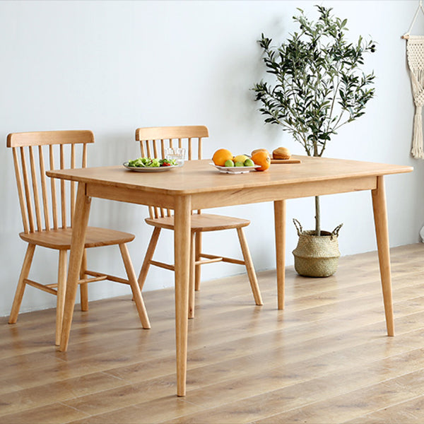 Rectangle Wooden Dining Table Modern Balata Wood Table with 4 Legs for Restaurant Clearhalo ' dining_table' 'Dining Tables & Seating' 'Dining Tables' 'furn' 'furn_dining_table' 'Furniture' 'furniture_dining_table' 'Kitchen & Dining Furniture' 'kitchen&dining_furn' 'kitchen' 'kitchen_dining_table' 3739493