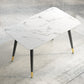 Minimalist Rectangle Shape Standard Dining Table Sintered Stone Dining Table for Kitchen White Without Chairs Clearhalo ' dining_table' 'Dining Tables & Seating' 'Dining Tables' 'furn' 'furn_dining_table' 'Furniture' 'furniture_dining_table' 'Kitchen & Dining Furniture' 'kitchen&dining_furn' 'kitchen' 'kitchen_dining_table' 3739495