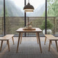 Contemporary Kitchen Khaki Dining Table Solid Wood Rectangle Dining Table with 4 Legs Base Clearhalo ' dining_table' 'Dining Tables & Seating' 'Dining Tables' 'furn' 'furn_dining_table' 'Furniture' 'furniture_dining_table' 'Kitchen & Dining Furniture' 'kitchen&dining_furn' 'kitchen' 'kitchen_dining_table' 3739545