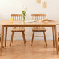 Rectangle Oak Wood Dining Table Modern Table in Nature with Double Pedestal Clearhalo ' dining_table' 'Dining Tables & Seating' 'Dining Tables' 'furn' 'furn_dining_table' 'Furniture' 'furniture_dining_table' 'Kitchen & Dining Furniture' 'kitchen&dining_furn' 'kitchen' 'kitchen_dining_table' 3739580