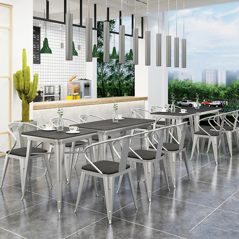 Industrial Dining Room Table Sintered Stone Table with Sled Base for Home Kitchen Dinner Clearhalo ' dining_table' 'Dining Tables & Seating' 'Dining Tables' 'furn' 'furn_dining_table' 'Furniture' 'furniture_dining_table' 'Kitchen & Dining Furniture' 'kitchen&dining_furn' 'kitchen' 'kitchen_dining_table' 3739594
