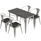 Industrial Dining Room Table Sintered Stone Table with Sled Base for Home Kitchen Dinner Clearhalo ' dining_table' 'Dining Tables & Seating' 'Dining Tables' 'furn' 'furn_dining_table' 'Furniture' 'furniture_dining_table' 'Kitchen & Dining Furniture' 'kitchen&dining_furn' 'kitchen' 'kitchen_dining_table' 3739598