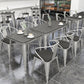 Industrial Dining Room Table Sintered Stone Table with Sled Base for Home Kitchen Dinner Clearhalo ' dining_table' 'Dining Tables & Seating' 'Dining Tables' 'furn' 'furn_dining_table' 'Furniture' 'furniture_dining_table' 'Kitchen & Dining Furniture' 'kitchen&dining_furn' 'kitchen' 'kitchen_dining_table' 3739605
