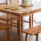Simplicity Rectangle 4-foot Home Furniture Solid Wood Dining Table with Drawer Clearhalo ' dining_table' 'Dining Tables & Seating' 'Dining Tables' 'furn' 'furn_dining_table' 'Furniture' 'furniture_dining_table' 'Kitchen & Dining Furniture' 'kitchen&dining_furn' 'kitchen' 'kitchen_dining_table' 3739614