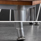 Industrial Style Solid Wood Top Dining Table Brown Table with Metal Base for Dinning Room Clearhalo ' dining_table' 'Dining Tables & Seating' 'Dining Tables' 'furn' 'furn_dining_table' 'Furniture' 'furniture_dining_table' 'Kitchen & Dining Furniture' 'kitchen&dining_furn' 'kitchen' 'kitchen_dining_table' 3739633
