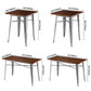 Industrial Style Solid Wood Top Dining Table Brown Table with Metal Base for Dinning Room Clearhalo ' dining_table' 'Dining Tables & Seating' 'Dining Tables' 'furn' 'furn_dining_table' 'Furniture' 'furniture_dining_table' 'Kitchen & Dining Furniture' 'kitchen&dining_furn' 'kitchen' 'kitchen_dining_table' 3739636
