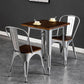 Industrial Style Solid Wood Top Dining Table Brown Table with Metal Base for Dinning Room Clearhalo ' dining_table' 'Dining Tables & Seating' 'Dining Tables' 'furn' 'furn_dining_table' 'Furniture' 'furniture_dining_table' 'Kitchen & Dining Furniture' 'kitchen&dining_furn' 'kitchen' 'kitchen_dining_table' 3739638