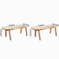 Modern Khaki Solid Wood Dining Table Rectangle Kitchen Dining Table with 4 Legs Base Clearhalo ' dining_table' 'Dining Tables & Seating' 'Dining Tables' 'furn' 'furn_dining_table' 'Furniture' 'furniture_dining_table' 'Kitchen & Dining Furniture' 'kitchen&dining_furn' 'kitchen' 'kitchen_dining_table' 3739652