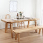 Modern Khaki Solid Wood Dining Table Rectangle Kitchen Dining Table with 4 Legs Base Clearhalo ' dining_table' 'Dining Tables & Seating' 'Dining Tables' 'furn' 'furn_dining_table' 'Furniture' 'furniture_dining_table' 'Kitchen & Dining Furniture' 'kitchen&dining_furn' 'kitchen' 'kitchen_dining_table' 3739653
