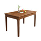 Rubberwood Dining Table Rectangle Solid Wood 4 Legs Wood Base Table for Home Brown Without Chairs Clearhalo ' dining_table' 'Dining Tables & Seating' 'Dining Tables' 'furn' 'furn_dining_table' 'Furniture' 'furniture_dining_table' 'Kitchen & Dining Furniture' 'kitchen&dining_furn' 'kitchen' 'kitchen_dining_table' 3739661