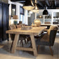 Rectangle Wood Dining Table Modern Pine Table in Nature with Double Pedestal Clearhalo ' dining_table' 'Dining Tables & Seating' 'Dining Tables' 'furn' 'furn_dining_table' 'Furniture' 'furniture_dining_table' 'Kitchen & Dining Furniture' 'kitchen&dining_furn' 'kitchen' 'kitchen_dining_table' 3739685