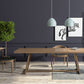Pinewood Solid Wood Brown Tone Dining Table Simplicity Trestle Base Table for Dining Room Clearhalo ' dining_table' 'Dining Tables & Seating' 'Dining Tables' 'furn' 'furn_dining_table' 'Furniture' 'furniture_dining_table' 'Kitchen & Dining Furniture' 'kitchen&dining_furn' 'kitchen' 'kitchen_dining_table' 3739714