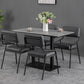 Industrial Dining Room Table Sintered Stone Table with Black Base for Home Kitchen Dinner Clearhalo ' dining_table' 'Dining Tables & Seating' 'Dining Tables' 'furn' 'furn_dining_table' 'Furniture' 'furniture_dining_table' 'Kitchen & Dining Furniture' 'kitchen&dining_furn' 'kitchen' 'kitchen_dining_table' 3739726