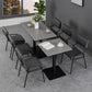 Industrial Dining Room Table Sintered Stone Table with Black Base for Home Kitchen Dinner Clearhalo ' dining_table' 'Dining Tables & Seating' 'Dining Tables' 'furn' 'furn_dining_table' 'Furniture' 'furniture_dining_table' 'Kitchen & Dining Furniture' 'kitchen&dining_furn' 'kitchen' 'kitchen_dining_table' 3739727