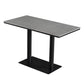 Industrial Dining Room Table Sintered Stone Table with Black Base for Home Kitchen Dinner Without Chairs Clearhalo ' dining_table' 'Dining Tables & Seating' 'Dining Tables' 'furn' 'furn_dining_table' 'Furniture' 'furniture_dining_table' 'Kitchen & Dining Furniture' 'kitchen&dining_furn' 'kitchen' 'kitchen_dining_table' 3739728