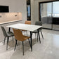 Simple Home Sintered Stone Dining Table Rectangle Shape Dining Table with 4 Legs Base Clearhalo ' dining_table' 'Dining Tables & Seating' 'Dining Tables' 'furn' 'furn_dining_table' 'Furniture' 'furniture_dining_table' 'Kitchen & Dining Furniture' 'kitchen&dining_furn' 'kitchen' 'kitchen_dining_table' 3739739