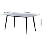 Simple Home Sintered Stone Dining Table Rectangle Shape Dining Table with 4 Legs Base Clearhalo ' dining_table' 'Dining Tables & Seating' 'Dining Tables' 'furn' 'furn_dining_table' 'Furniture' 'furniture_dining_table' 'Kitchen & Dining Furniture' 'kitchen&dining_furn' 'kitchen' 'kitchen_dining_table' 3739748