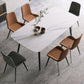 Simple Home Sintered Stone Dining Table Rectangle Shape Dining Table with 4 Legs Base Clearhalo ' dining_table' 'Dining Tables & Seating' 'Dining Tables' 'furn' 'furn_dining_table' 'Furniture' 'furniture_dining_table' 'Kitchen & Dining Furniture' 'kitchen&dining_furn' 'kitchen' 'kitchen_dining_table' 3739749