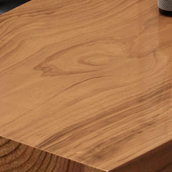 Pine Solid Wooden Table Rectangle Dining Table with Double Pedestal, in Brown Clearhalo ' dining_table' 'Dining Tables & Seating' 'Dining Tables' 'furn' 'furn_dining_table' 'Furniture' 'furniture_dining_table' 'Kitchen & Dining Furniture' 'kitchen&dining_furn' 'kitchen' 'kitchen_dining_table' 3739757