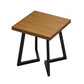 Industrial Solid Wood Dining Table Brown Table with Metal Base for Dinning Room Square Without Chairs Clearhalo ' dining_table' 'Dining Tables & Seating' 'Dining Tables' 'furn' 'furn_dining_table' 'Furniture' 'furniture_dining_table' 'Kitchen & Dining Furniture' 'kitchen&dining_furn' 'kitchen' 'kitchen_dining_table' 3739787