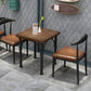 Industrial Solid Wood Dining Table Brown Table with Metal Base for Dinning Room Clearhalo ' dining_table' 'Dining Tables & Seating' 'Dining Tables' 'furn' 'furn_dining_table' 'Furniture' 'furniture_dining_table' 'Kitchen & Dining Furniture' 'kitchen&dining_furn' 'kitchen' 'kitchen_dining_table' 3739796