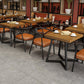 Industrial Solid Wood Dining Table Brown Table with Metal Base for Dinning Room Clearhalo ' dining_table' 'Dining Tables & Seating' 'Dining Tables' 'furn' 'furn_dining_table' 'Furniture' 'furniture_dining_table' 'Kitchen & Dining Furniture' 'kitchen&dining_furn' 'kitchen' 'kitchen_dining_table' 3739801