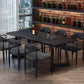 Industrial Rectangle Dining Table Sintered Stone Table with Double Pedestal Clearhalo ' dining_table' 'Dining Tables & Seating' 'Dining Tables' 'furn' 'furn_dining_table' 'Furniture' 'furniture_dining_table' 'Kitchen & Dining Furniture' 'kitchen&dining_furn' 'kitchen' 'kitchen_dining_table' 3739808