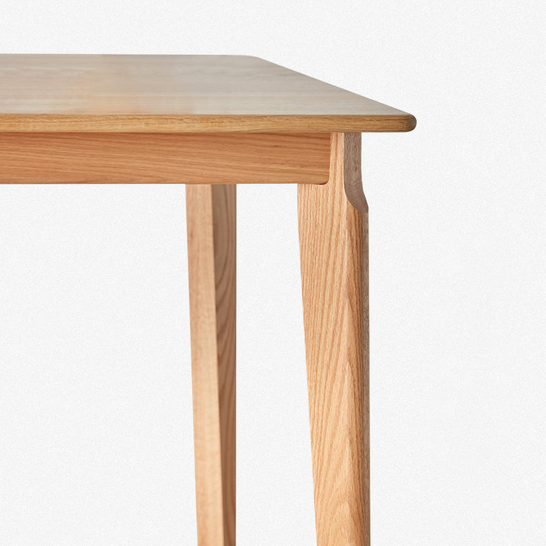 Contemporary Style Solid Wood Dining Table 4 Legs Wood Base Rectangle Table for Home Clearhalo ' dining_table' 'Dining Tables & Seating' 'Dining Tables' 'furn' 'furn_dining_table' 'Furniture' 'furniture_dining_table' 'Kitchen & Dining Furniture' 'kitchen&dining_furn' 'kitchen' 'kitchen_dining_table' 3739821