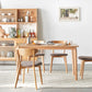 Contemporary Style Solid Wood Dining Table 4 Legs Wood Base Rectangle Table for Home Clearhalo ' dining_table' 'Dining Tables & Seating' 'Dining Tables' 'furn' 'furn_dining_table' 'Furniture' 'furniture_dining_table' 'Kitchen & Dining Furniture' 'kitchen&dining_furn' 'kitchen' 'kitchen_dining_table' 3739828