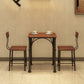 Industrial Style Solid Wood Dining Table Brown Square Table with 4 Legs for Dinning Room Clearhalo ' dining_table' 'Dining Tables & Seating' 'Dining Tables' 'furn' 'furn_dining_table' 'Furniture' 'furniture_dining_table' 'Kitchen & Dining Furniture' 'kitchen&dining_furn' 'kitchen' 'kitchen_dining_table' 3739848