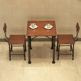 Industrial Style Solid Wood Dining Table Brown Square Table with 4 Legs for Dinning Room Clearhalo ' dining_table' 'Dining Tables & Seating' 'Dining Tables' 'furn' 'furn_dining_table' 'Furniture' 'furniture_dining_table' 'Kitchen & Dining Furniture' 'kitchen&dining_furn' 'kitchen' 'kitchen_dining_table' 3739849