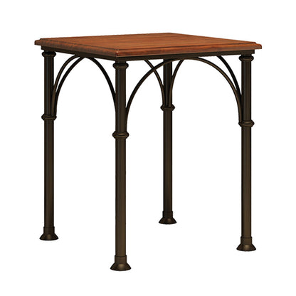 Industrial Style Solid Wood Dining Table Brown Square Table with 4 Legs for Dinning Room Without Chairs Clearhalo ' dining_table' 'Dining Tables & Seating' 'Dining Tables' 'furn' 'furn_dining_table' 'Furniture' 'furniture_dining_table' 'Kitchen & Dining Furniture' 'kitchen&dining_furn' 'kitchen' 'kitchen_dining_table' 3739851