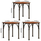 Industrial Style Solid Wood Dining Table Brown Square Table with 4 Legs for Dinning Room Clearhalo ' dining_table' 'Dining Tables & Seating' 'Dining Tables' 'furn' 'furn_dining_table' 'Furniture' 'furniture_dining_table' 'Kitchen & Dining Furniture' 'kitchen&dining_furn' 'kitchen' 'kitchen_dining_table' 3739853