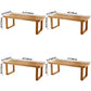 Rectangle Sled Base Dining Site Table Solid Wood Dining Room Collection for Indoor Clearhalo ' dining_table' 'Dining Tables & Seating' 'Dining Tables' 'furn' 'furn_dining_table' 'Furniture' 'furniture_dining_table' 'Kitchen & Dining Furniture' 'kitchen&dining_furn' 'kitchen' 'kitchen_dining_table' 3739872