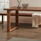 Minimalist Wood Rectangle Shape Dining Table Standard Kitchen Dining Table with Double Pedestal Base Clearhalo ' dining_table' 'Dining Tables & Seating' 'Dining Tables' 'furn' 'furn_dining_table' 'Furniture' 'furniture_dining_table' 'Kitchen & Dining Furniture' 'kitchen&dining_furn' 'kitchen' 'kitchen_dining_table' 3739911
