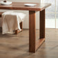 Minimalist Wood Rectangle Shape Dining Table Standard Kitchen Dining Table with Double Pedestal Base Clearhalo ' dining_table' 'Dining Tables & Seating' 'Dining Tables' 'furn' 'furn_dining_table' 'Furniture' 'furniture_dining_table' 'Kitchen & Dining Furniture' 'kitchen&dining_furn' 'kitchen' 'kitchen_dining_table' 3739912