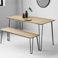Industrial Rectangle Dining Site Table Pine Solid Wood Dining Room Home Furniture Clearhalo ' dining_table' 'Dining Tables & Seating' 'Dining Tables' 'furn' 'furn_dining_table' 'Furniture' 'furniture_dining_table' 'Kitchen & Dining Furniture' 'kitchen&dining_furn' 'kitchen' 'kitchen_dining_table' 3739920