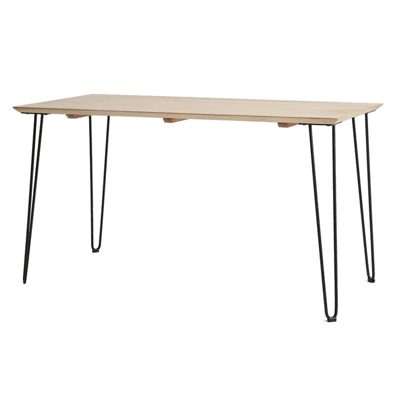 Industrial Rectangle Dining Site Table Pine Solid Wood Dining Room Home Furniture Without Chairs Clearhalo ' dining_table' 'Dining Tables & Seating' 'Dining Tables' 'furn' 'furn_dining_table' 'Furniture' 'furniture_dining_table' 'Kitchen & Dining Furniture' 'kitchen&dining_furn' 'kitchen' 'kitchen_dining_table' 3739923