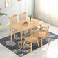 Contemporary Solid Wood Standard Dining Table Rectangle Shape Dining Table for Kitchen Clearhalo ' dining_table' 'Dining Tables & Seating' 'Dining Tables' 'furn' 'furn_dining_table' 'Furniture' 'furniture_dining_table' 'Kitchen & Dining Furniture' 'kitchen&dining_furn' 'kitchen' 'kitchen_dining_table' 3739930
