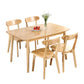 Contemporary Solid Wood Standard Dining Table Rectangle Shape Dining Table for Kitchen Clearhalo ' dining_table' 'Dining Tables & Seating' 'Dining Tables' 'furn' 'furn_dining_table' 'Furniture' 'furniture_dining_table' 'Kitchen & Dining Furniture' 'kitchen&dining_furn' 'kitchen' 'kitchen_dining_table' 3739931