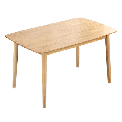 Contemporary Solid Wood Standard Dining Table Rectangle Shape Dining Table for Kitchen Natural Without Chairs Clearhalo ' dining_table' 'Dining Tables & Seating' 'Dining Tables' 'furn' 'furn_dining_table' 'Furniture' 'furniture_dining_table' 'Kitchen & Dining Furniture' 'kitchen&dining_furn' 'kitchen' 'kitchen_dining_table' 3739932