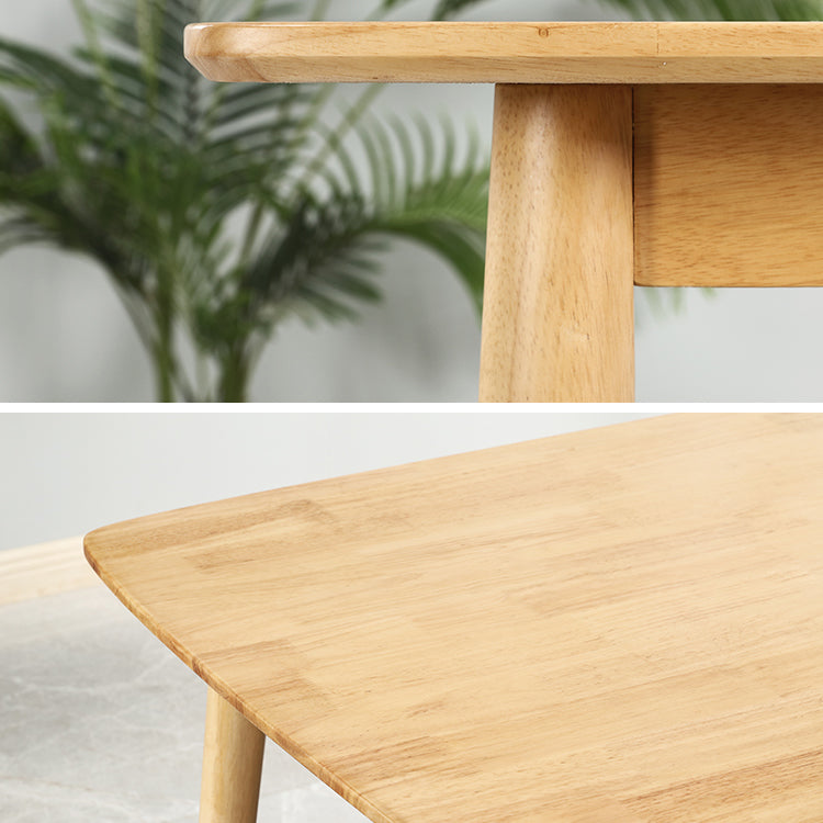 Contemporary Solid Wood Standard Dining Table Rectangle Shape Dining Table for Kitchen Clearhalo ' dining_table' 'Dining Tables & Seating' 'Dining Tables' 'furn' 'furn_dining_table' 'Furniture' 'furniture_dining_table' 'Kitchen & Dining Furniture' 'kitchen&dining_furn' 'kitchen' 'kitchen_dining_table' 3739934