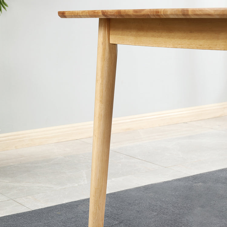 Contemporary Solid Wood Standard Dining Table Rectangle Shape Dining Table for Kitchen Clearhalo ' dining_table' 'Dining Tables & Seating' 'Dining Tables' 'furn' 'furn_dining_table' 'Furniture' 'furniture_dining_table' 'Kitchen & Dining Furniture' 'kitchen&dining_furn' 'kitchen' 'kitchen_dining_table' 3739935