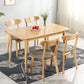 Contemporary Solid Wood Standard Dining Table Rectangle Shape Dining Table for Kitchen Clearhalo ' dining_table' 'Dining Tables & Seating' 'Dining Tables' 'furn' 'furn_dining_table' 'Furniture' 'furniture_dining_table' 'Kitchen & Dining Furniture' 'kitchen&dining_furn' 'kitchen' 'kitchen_dining_table' 3739939