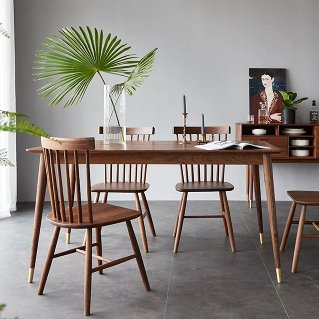 Rectangle Shape Wood Color Dining Table Solid Wood Table Luxury with 4 Legs Clearhalo ' dining_table' 'Dining Tables & Seating' 'Dining Tables' 'furn' 'furn_dining_table' 'Furniture' 'furniture_dining_table' 'Kitchen & Dining Furniture' 'kitchen&dining_furn' 'kitchen' 'kitchen_dining_table' 3739952