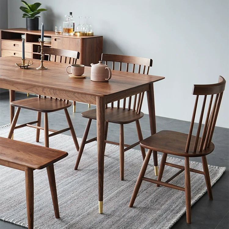 Rectangle Shape Wood Color Dining Table Solid Wood Table Luxury with 4 Legs Clearhalo ' dining_table' 'Dining Tables & Seating' 'Dining Tables' 'furn' 'furn_dining_table' 'Furniture' 'furniture_dining_table' 'Kitchen & Dining Furniture' 'kitchen&dining_furn' 'kitchen' 'kitchen_dining_table' 3739953