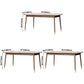 Rectangle Shape Wood Color Dining Table Solid Wood Table Luxury with 4 Legs Clearhalo ' dining_table' 'Dining Tables & Seating' 'Dining Tables' 'furn' 'furn_dining_table' 'Furniture' 'furniture_dining_table' 'Kitchen & Dining Furniture' 'kitchen&dining_furn' 'kitchen' 'kitchen_dining_table' 3739957