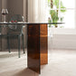 Tempered Glass Modern Free Form Indoor Table Glass Table for Dining Room Clearhalo ' dining_table' 'Dining Tables & Seating' 'Dining Tables' 'furn' 'furn_dining_table' 'Furniture' 'furniture_dining_table' 'Kitchen & Dining Furniture' 'kitchen&dining_furn' 'kitchen' 'kitchen_dining_table' 3740026